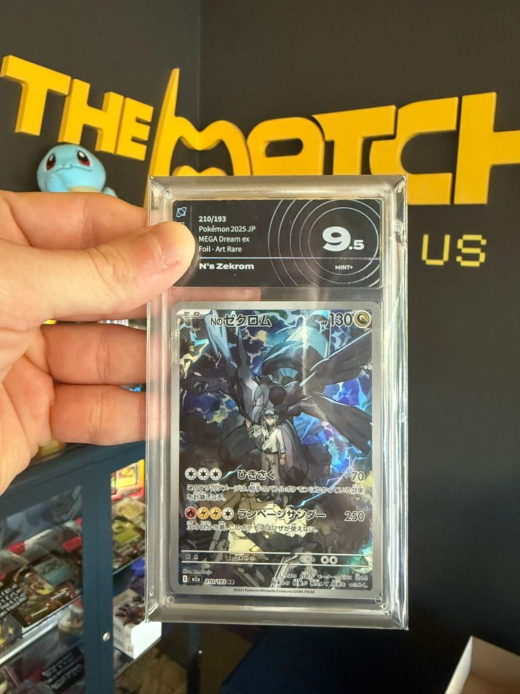 Pokémon N'S Zekrom Full Art JAP Gradato AiGrading 9.5  product image